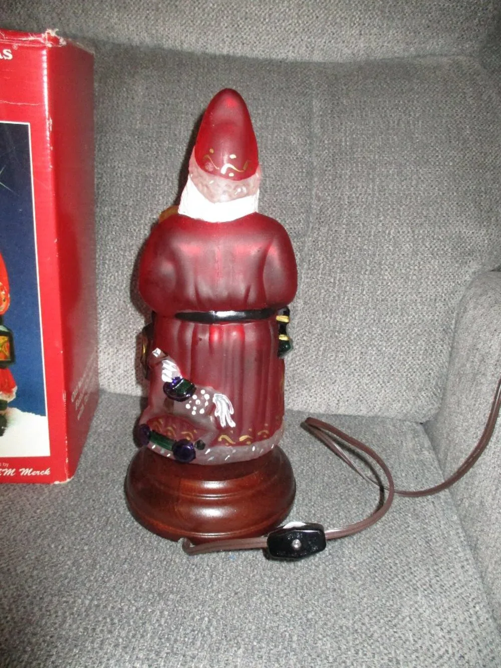 Old World Christmas Santa Light Father Christmas with Toys